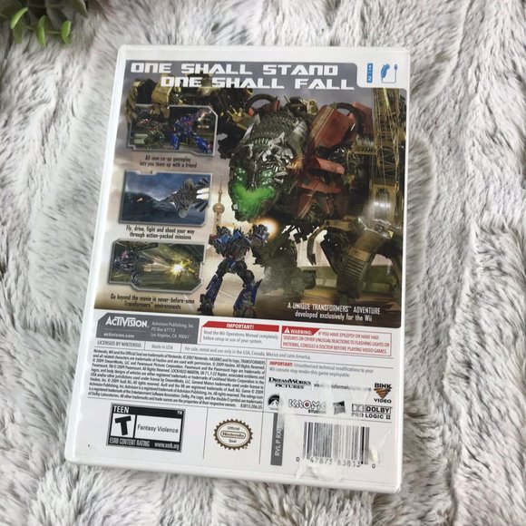 [Nintendo Wii] Transformers: Revenge of the Fallen Video Game - Picture 2 of 3